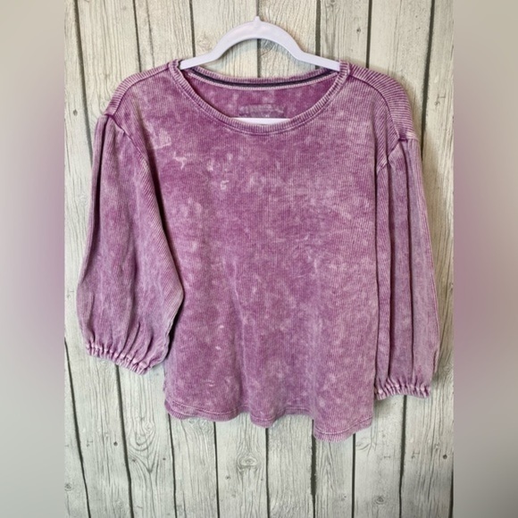 Anthropologie Pilcro‎ Washed Waffle Long Sleeve Thermal Size XS OB1278689. - Picture 2 of 6
